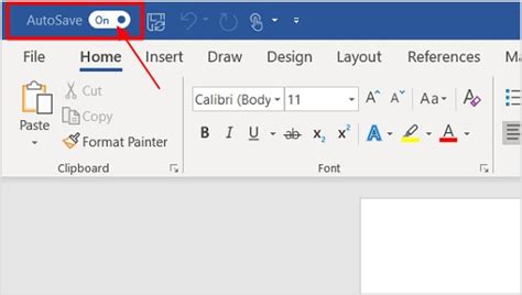 How To Enable/Disable Microsoft Word Autosave