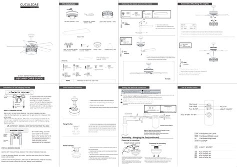 Ceiling Fan Installation Guide 的图像结果