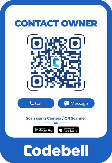 Codebell CarConnect Car Parking Sticker | Smart Car Accessories for ...