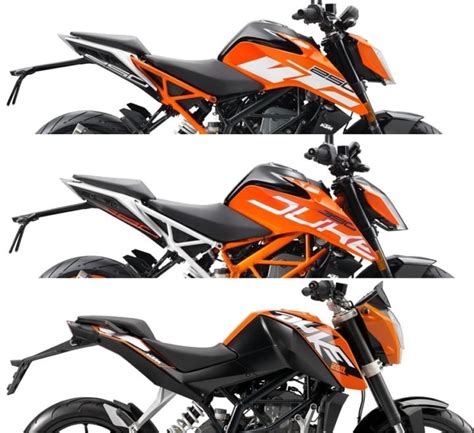 2017 KTM Duke 250 vs Duke 390 vs Duke 200 » Car Blog India