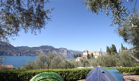 Camping Primavera Brenzone in Veneto, Campsites on Lake Garda