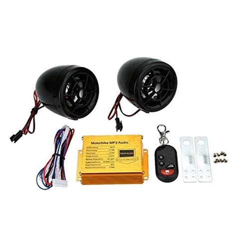 ERH INDIA Anti Theft Alarm & Audio System Mp3 with Fm Dual Speaker ...