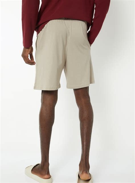 Buy Men Solid Lounge Shorts Online at just Rs. 399.0 - 1000016324427 ...