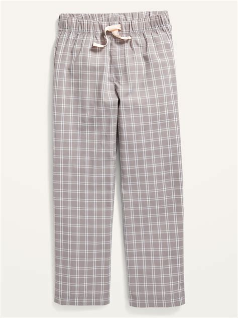 Patterned Poplin Pajama Pants For Boys | Old Navy