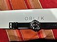 Buy OBLIK Stark Black | Slim Men's Analogue, Leather Watch | Japanese ...
