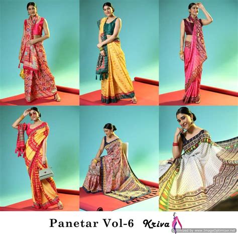 Sakhiya Panetar Kriva 6 Printed Wear Saree Collection