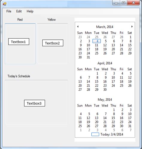 Image result for Making an Advanced Calendar Using VB