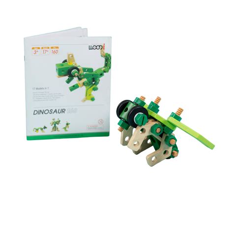 Wooden Dinosaur Construction Set – 17 Models in 1 | STEM Montessori Bu ...