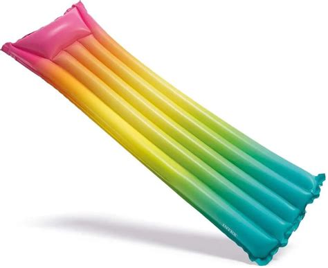 Rainbow Ombre Inflatable Mat – The Beach Company