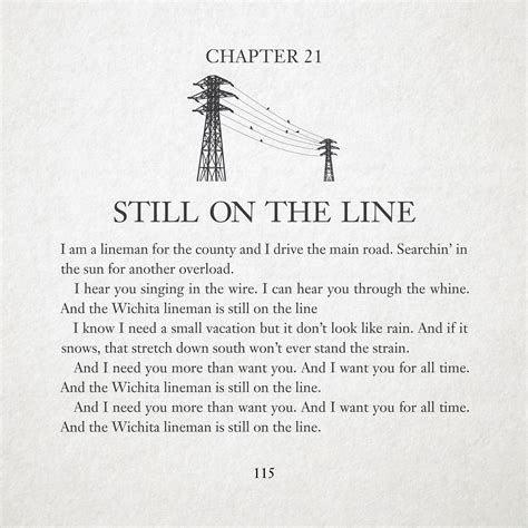 Glen Campbell - Wichita Lineman | Wichita, Songs, Lineman