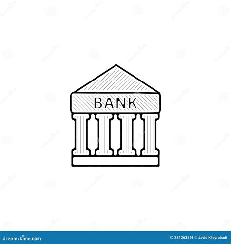 银行建立细线图标. 银行手绘细线图标 向量例证. 插画 包括有 装载, 背包, 建筑, 例证, 镇痛药 - 231263593