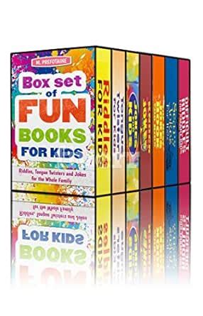 Box Set of Fun Books for Kids: Riddles, Tongue Twisters and Jokes for ...