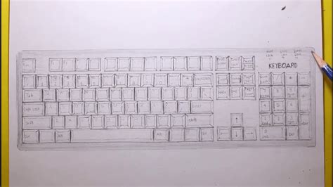 Image result for Laptop Keyboard Drawing