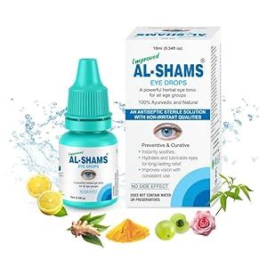 Al-Shams Eye Drops | Complete Eye Care | Ayurvedic and Natural | 10ml ...