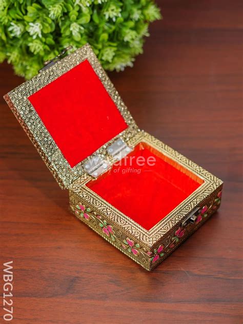 Jewel Box with Peacock Design - WBG1270 – Wedtree