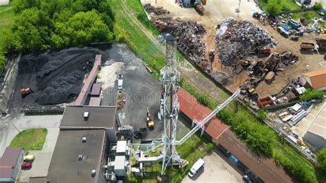 Loading and Unloading a Container Ship in the Port at the Pier. Time ...