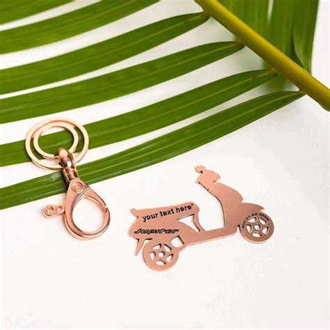 Personalized TVS Jupiter Keychain | Custom Name Scooter Gift – Ampkrafts