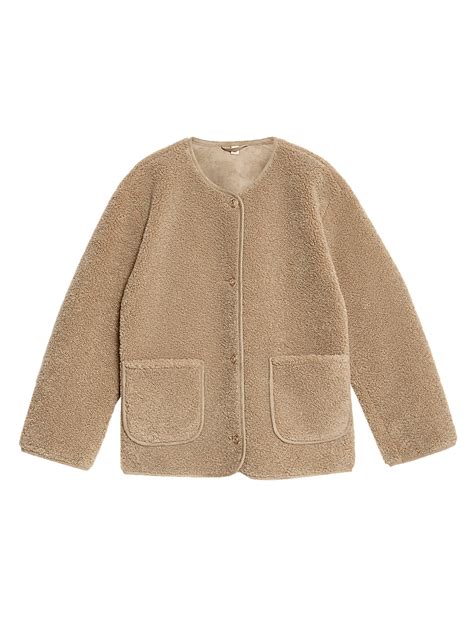 Buy Borg Suedette Jacket at Marks & Spencer