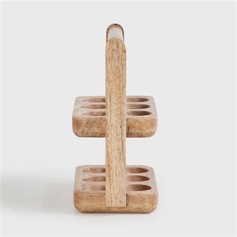 Buy Mirage Wood 2-Tier Egg Tray from Home Centre at just INR 899.0