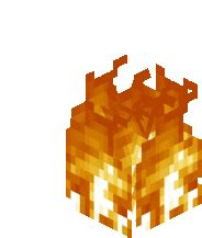 Minecraft Fire Sticker - Minecraft Fire Pixel - Ищите GIF-файлы и ...