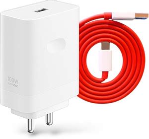 OnePlus 100 W SuperVOOC 9 A Single Port Mobile Charger with Detachable ...