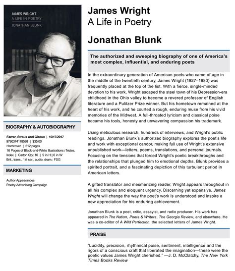 James Wright Biography — Jonathan Blunk, Poet, Writer, Audio Producer