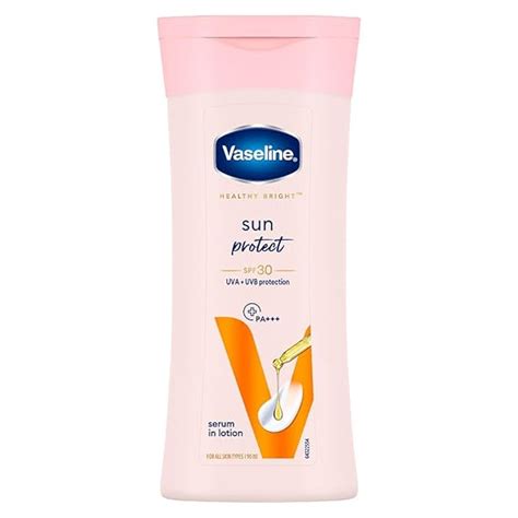 Vaseline Sun Protect SPF 30 Body Lotion, Reduces Tan Lines in 7 Days ...