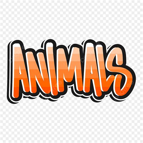 Animal Word PNG, Vector, PSD, and Clipart With Transparent Background ...