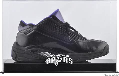 Buy San Antonio Spurs Team Logo Basketball Shoe Display Case ...