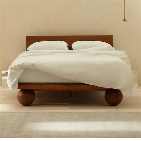 Buy Nismaaya Jakai Oak Wood King Size Bed – Nismaaya Decor