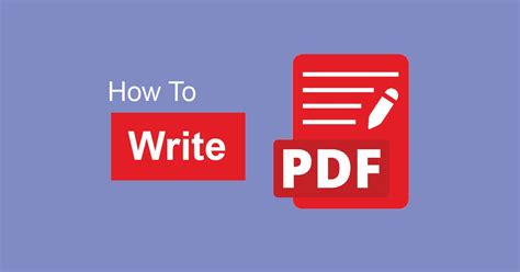 Image result for How to Write On PDF File