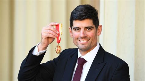 Sir Alastair Cook arises after knighthood ceremony at Buckingham Palace ...