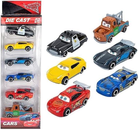 KRIREEN Pack Of 6 Mini Racers Derby Racers Series Diecast Cars Suitable ...