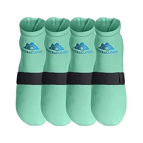 Buy Cold Therapy Neuropathy Ice Socks includes 4 gel Packs Cooling Feet ...