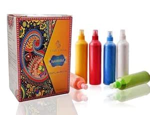 Buy CraftVatika Rangoli Colour Powder Tube Kit Diwali Decoration Items ...