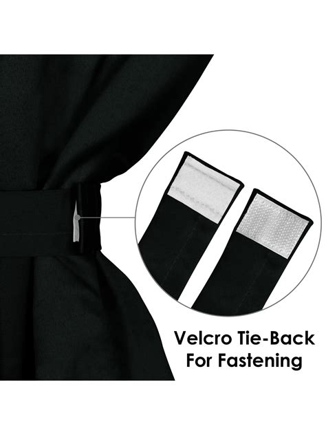 Buy Story@Home Window Polyester, Silk Blackout Curtain Black, Solid ...