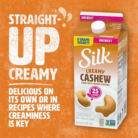 Silk Unsweetened Cashew Milk Nutrition Facts | Besto Blog