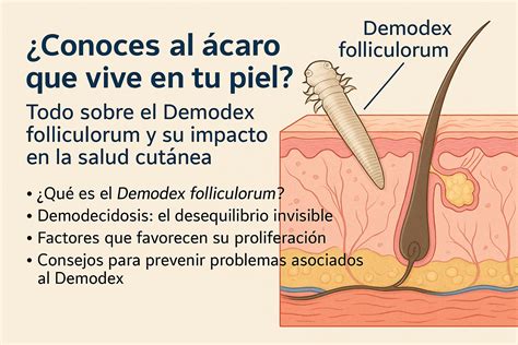 ¿Conoces al ácaro que vive en tu piel? Todo sobre el Demodex folliculorum y su impacto en la ...