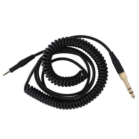 160CM Headphone Extended Cable Line Audio Cable 6.5 to 3.5mm Gold ...