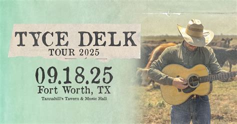 Tyce Delk, Tannahill's Tavern and Music Hall, Fort Worth, 18 September ...