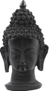 Bluegill Gautam Buddha Face Statue black Decorative Showpiece - 15 cm ...