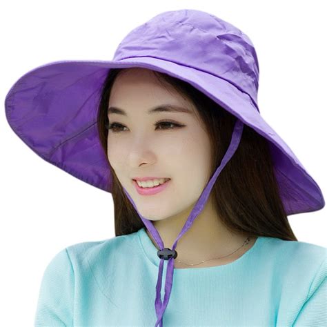 Buy C.C-US Women Summer Rain Hat UV UPF 50 Sun Protection Wide Brim Hat ...