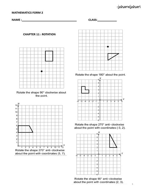 Rotation Math Form 2 的图像结果
