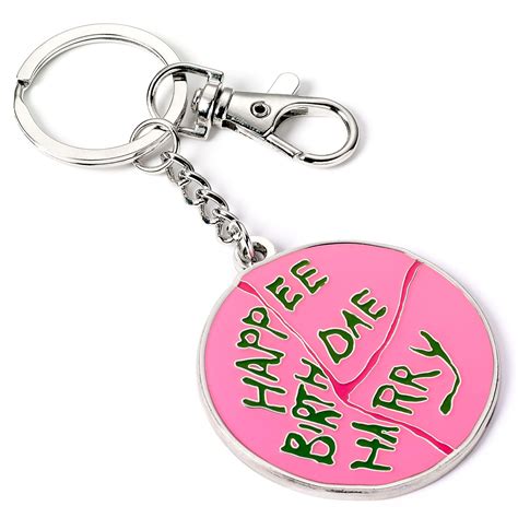 Harry Potter: Happee Birthdae Harry Cake Keyring Preorder - Merchoid