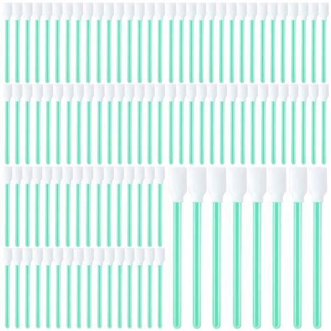 Ldhhyh 200pcs Square Foam Cleaning Swab Sticks 13cm Length Foam ...