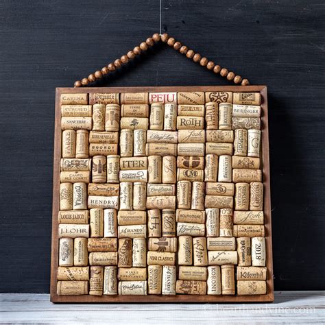 Wine Cork Bulletin Board Mini Wine Cork Bulletin Board JoySA