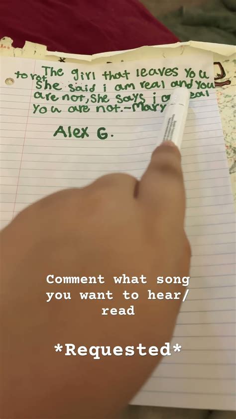 Mary. Alex G #music #AlexG #shorts #youtuber #youtube #fyp #song # ...