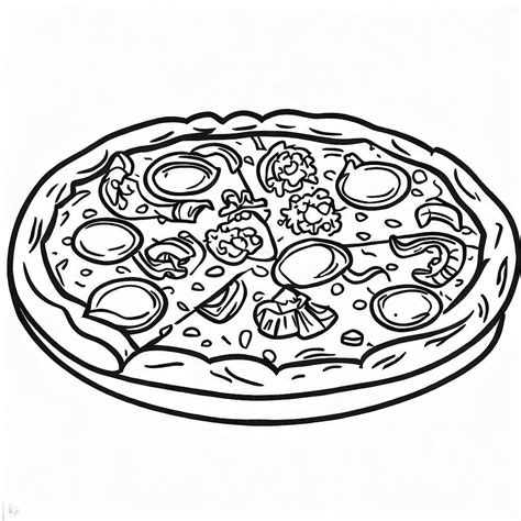 Pizza Coloring Pages
