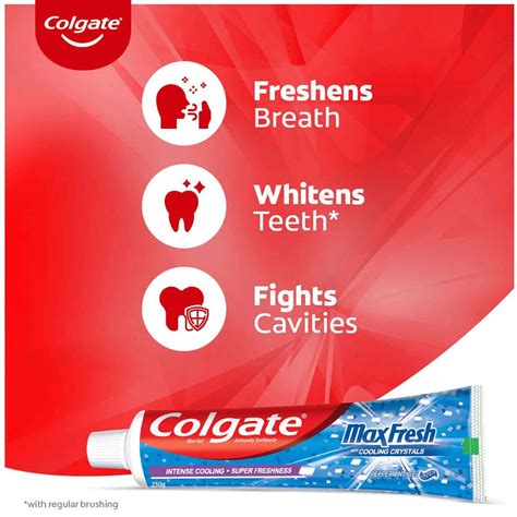 Buy COLGATE MAXFRESH TOOTHPASTE BLUE GEL PASTE 150G X 4 (PEPPERMINT ICE ...