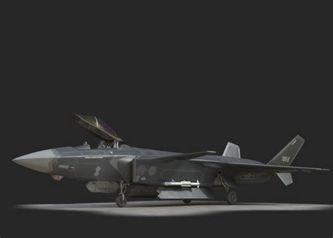 3D model J20 stealth fighter j20 J20 J-20 Jian20 Chengdu VR / AR / low ...